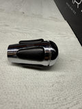 2004-2006 BMW E46 M3 SMG GEAR SHIFT KNOB NAPPA BLACK LEATHER / CHROME OEM