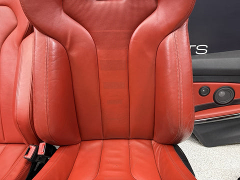 OEM 15-20 BMW F82 M4 LEATHER SEAT SEATS CUSHION INTERIOR SET SAKHIR ORANGE