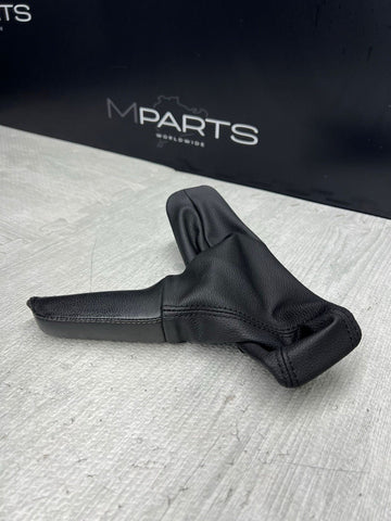 2007-2013 BMW E90 E92 E93 335 E BRAKE EMERGENCY PARKING HANDLE LEATHER BOOT OEM
