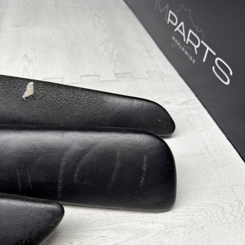 01-06 BMW E46 M3 Convertible Door Upper Arm Rest Armrest Pads Black *Notes*