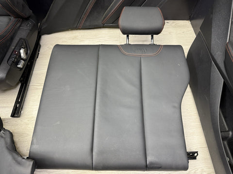 19-21 BMW F87 M2 Coupe Competition Interior Seats & Panels Black Red Stitching