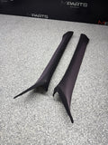 BMW E36 M3 328 Sedan A Pillars Interior Trims Cover Black Pair Set *Fading