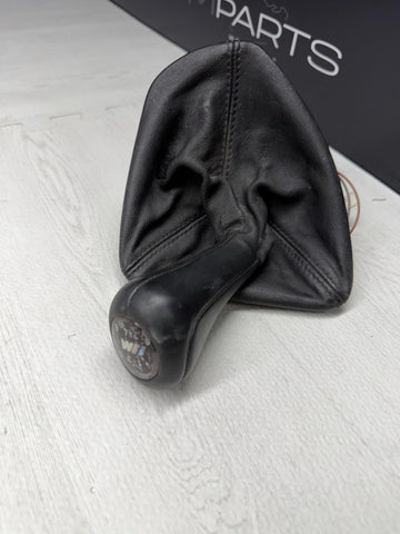 BMW E90 E92 E93 M3 LEATHER SHIFT KNOB BOOT 6 SPEED 25112283040 2283040 OEM