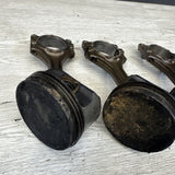 1996-2000 BMW S52 Engine Piston and Connecting Rod Set of 6 E36 M3 Z3M OEM