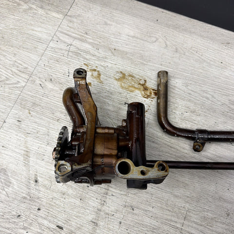 01-06 BMW E46 M3 S54 Engine Oil Pump + Pick Up Tubes