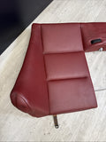 BMW 01-06 E46 M3 Convertible Rear Seat Back Rest Imola Red Leather Backrest