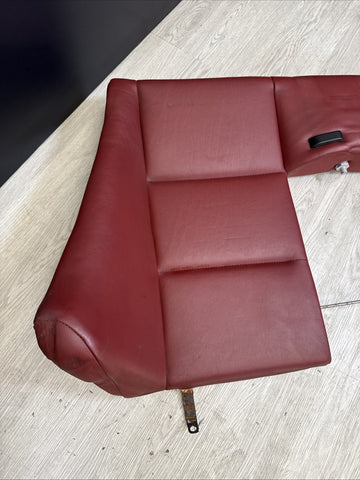 BMW 01-06 E46 M3 Convertible Rear Seat Back Rest Imola Red Leather Backrest