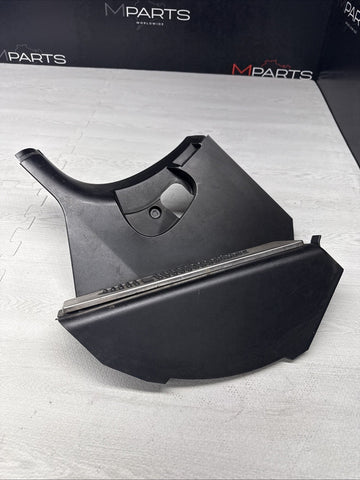 01-06 BMW E46 M3 BLACK DEAD PEDAL KICK PANEL COVER 7902400 *SMALL CRACK