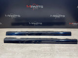 01-06 BMW E46 M3 Rocker Panel Side Skirts OEM Carbon Black