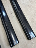94-99 BMW E36 M3 COUPE SIDE SKIRTS ROCKER PANELS MOLDINGS COSMOS BLACK