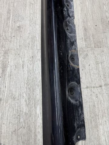 BMW 01-06 E46 M3 Rocker Panel Side Skirt Left Driver Carbon Black 51717890011