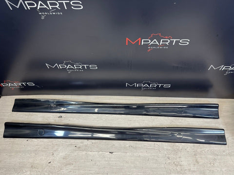 94-99 BMW E36 M3 SEDAN SIDE SKIRTS ROCKER PANELS MOLDINGS COSMOS BLACK