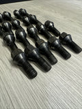 BMW E30 E36 E46 E39 E60 E63 E64 E90 E92 E93 Rim Lug Bolts Black Stock Set of 20