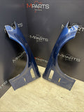 01-06 BMW E46 M3 Right Left Driver Passenger Fenders Topaz Blue Facelift Custom