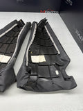 01-06 BMW E46 M3 Coupe Rear Seat Backrest Side Bolster Pair Black Napa OEM
