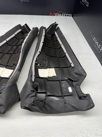 01-06 BMW E46 M3 Coupe Rear Seat Backrest Side Bolster Pair Black Napa OEM
