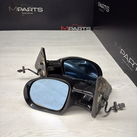 95-99 BMW E36 M3 Coupe Side Mirrors Pair Cosmos Black