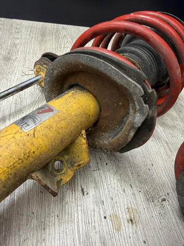 01-06 BMW E46 M3 KONI Front & Rear Suspension Struts Shocks H&R Lowering Springs