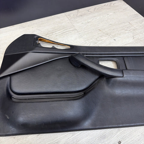 96-02 BMW Z3M Front Passenger Right Door Card Panel Cover Trim Leather Black
