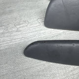 01-06 BMW E46 M3 Convertible Door Upper Arm Rest Armrest Pads Grey Gray *Notes*