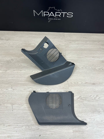 91-99 BMW E36 3 Series M3 Dead Pedal Cover Kick Panels Trims Covers Grey OEM