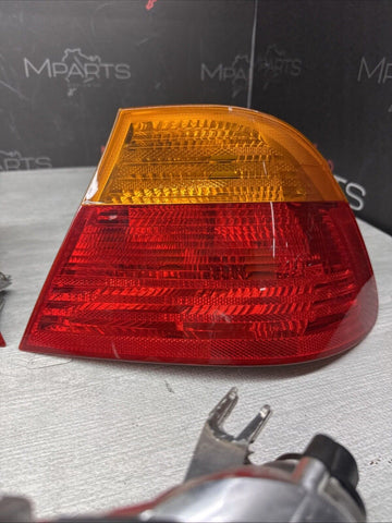 00-03 BMW E46 325 328 M3 Coupe Amber Corner Lights Tail Lamps 6919651 6919652