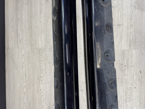 01-06 BMW E46 M3 Rocker Panel Side Skirts OEM Carbon Black *Notes*