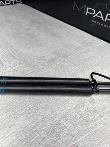 07-13 BMW E93 328 335 M3 Convertible Rear Trunk Lid Shocks Pair OEM 7129215