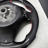 08-13 BMW E90 E92 E93 M3 OHC Carbon fiber Steering Wheel Red Stitched DCT