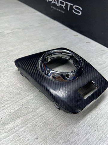 01-06 BMW E46 M3 Center Dome SMG Shift Plate Carbon Fiber Wrap 7896461
