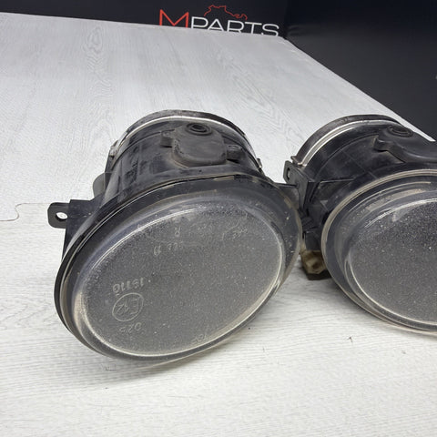 01-06 BMW E46 M3 Front Left Right Passenger Driver Bumper Fog Lights Clear OEM