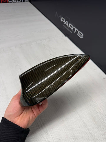 RED CARBON FIBER 15-21 BMW F30 F36 F87 M2 SHARK HOUSING ANTENNA 9303037 6848172