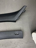 08-11 BMW E90 3 SERIES M3 A PILLARS TRIM COVERS BLACK 7058331