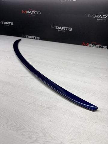 OEM Rear Trunk Spoiler Interlagos Blue BMW 08-13 E92 325 328 335 M3 Coupe