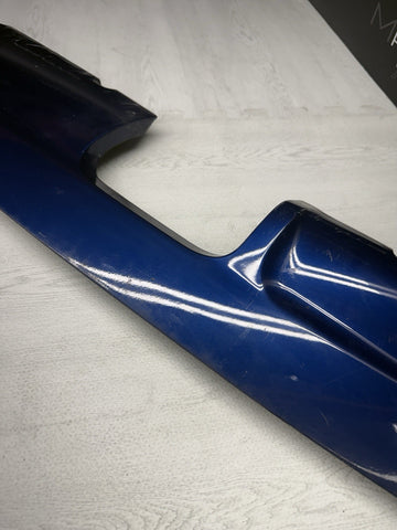 01-06 BMW E46 M3 Rear Bumper Lower Lip Diffuser Trim Panel OEM Interlagos Blue