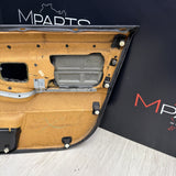 95-99 BMW E36 M3 Sedan Front Left Door Panel Card Black OEM