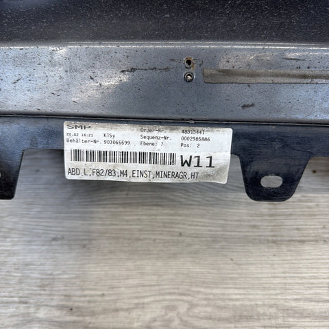 15-20 BMW F82 F83 M4 Rocker Panel Side Skirt Left Driver Mineral Gray