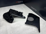 91-99 BMW E36 3 Series M3 Dead Pedal Cover Kick Panels Trims Covers Black OEM