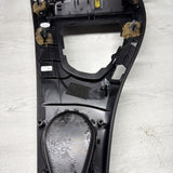 BMW E93 M3 08-13 Front Black Leather Manual Center Console Trim Assembly OEM