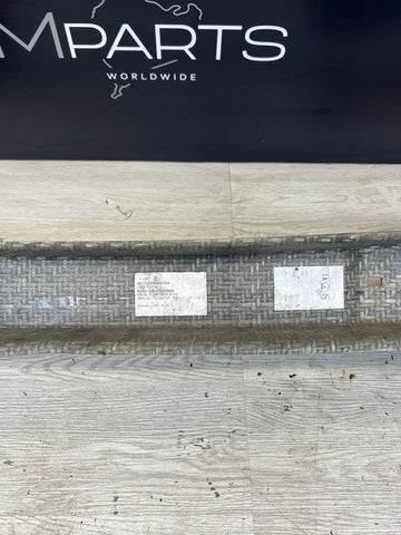 01-06 BMW E46 M3 Front Bumper Rebar Reinforcement Beam + Horns *Crack*
