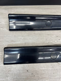 94-99 BMW E36 M3 COUPE SIDE SKIRTS ROCKER PANELS MOLDINGS COSMOS BLACK
