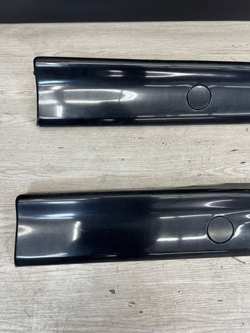 94-99 BMW E36 M3 COUPE SIDE SKIRTS ROCKER PANELS MOLDINGS COSMOS BLACK