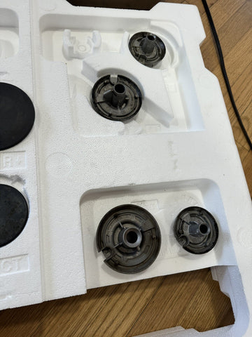 GE Profile™ Series 36” Built-In Gas Cooktop 5-Burners Black Model