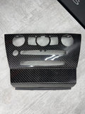 BMW Radio HVAC Climate Control Center Trim 5 Series E60 M5 OEM Carbon Fiber