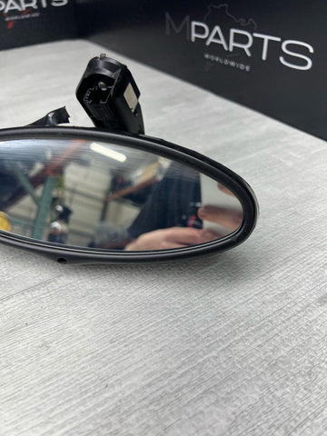 01-06 BMW E46 M3 Rearview Rear View Oval Mirror * NOTES*