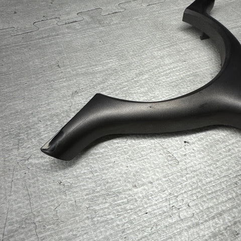 OEM 01-06 BMW E46 M3 Lower Steering Wheel Trim Cover Plate Titan Shadow Grey