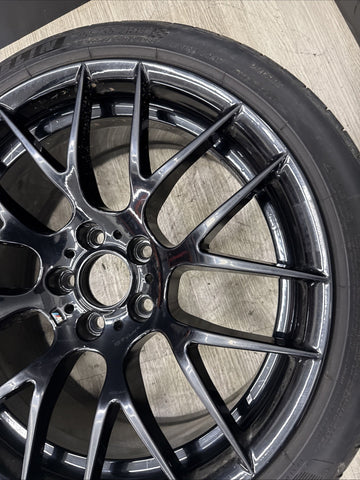 OEM BMW 08-13 E90 E92 E93 M3 Competition Front Wheel Rim 359 Gloss Black 19x9