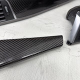 15-20 BMW F83 M4 Carbon Fiber Interior Dash Dashboard Trim Set OEM