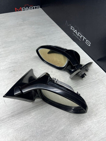08-13 BMW E92 E93 M3 Folding Mirrors Gloss Black Trims + Glass / No Covers