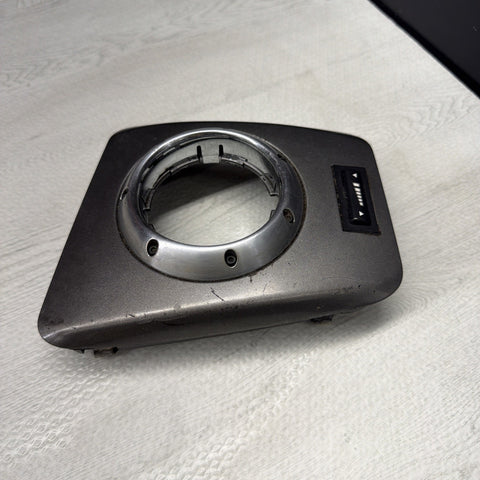 01-06 BMW E46 M3 Center Dome SMG Shift Plate Titan Shadow Grey